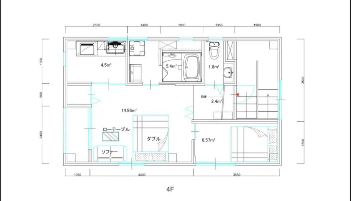 Apartmán Ginza 401 Tsukiji 3 Mins Two Bedroom,tsukiji Market